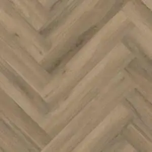 FLOORLIFE - YUP HERRINGBONE - LIGHT BROWN incl. ondervl