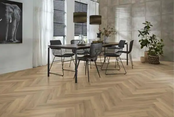 FLOORLIFE - YUP HERRINGBONE - NATURAL incl.ondervloer - Afbeelding 10