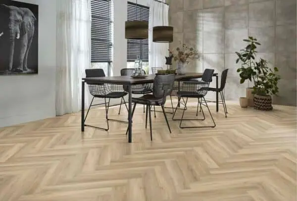 FLOORLIFE - YUP HERRINGBONE - BEIGE incl. ondervloer - Afbeelding 10