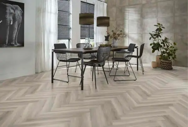 FLOORLIFE - YUP HERRINGBONE - GREY incl. ondervloer - Afbeelding 10