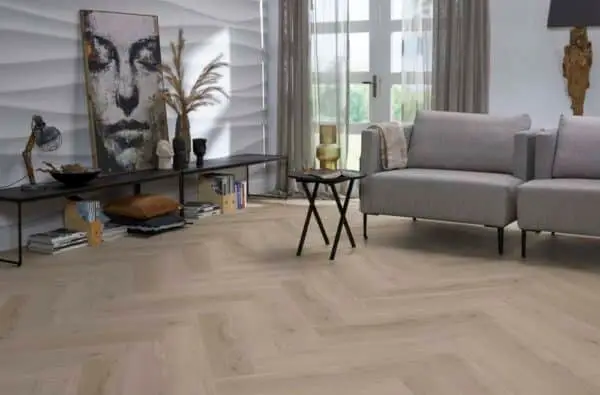 FLOORLIFE - YUP LEYTON HERRINGBONE - LIGHT OAK - Afbeelding 8