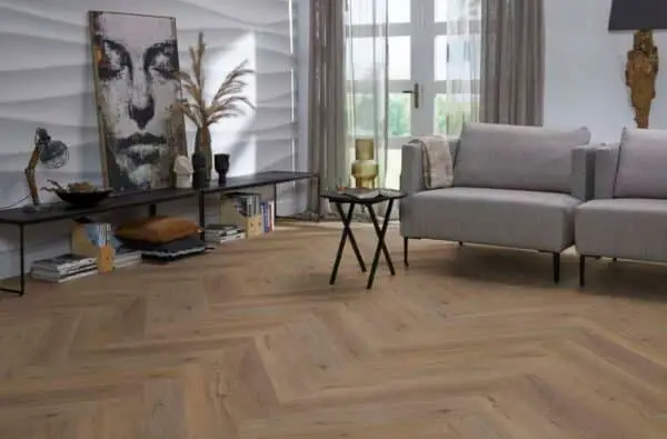 FLOORLIFE - YUP LEYTON HERRINGBONE - SMOKY - Afbeelding 8