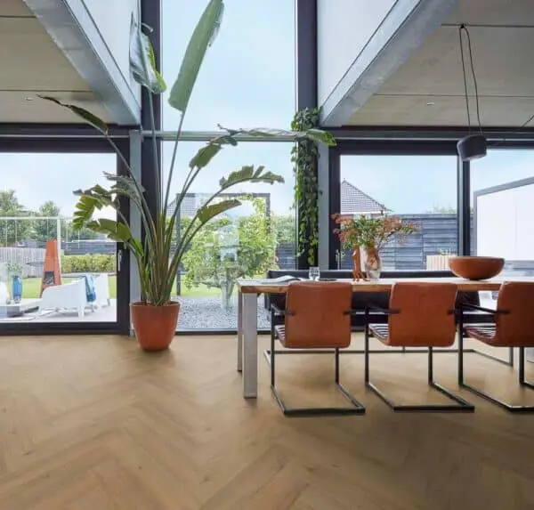 FLOORLIFE - YUP LEYTON HERRINGBONE - DARK OAK - Afbeelding 9