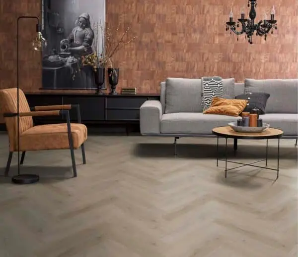 FLOORLIFE - YUP LEYTON HERRING- LIGHT OAK incl.ondervlo - Afbeelding 5