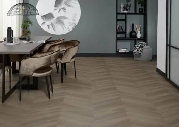 FLOORLIFE - YUP FULHAM CHEVRON - BROWN - Afbeelding 2