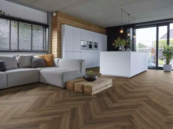 FLOORLIFE - YUP HERRINGBONE - WARM BROWN - Afbeelding 13