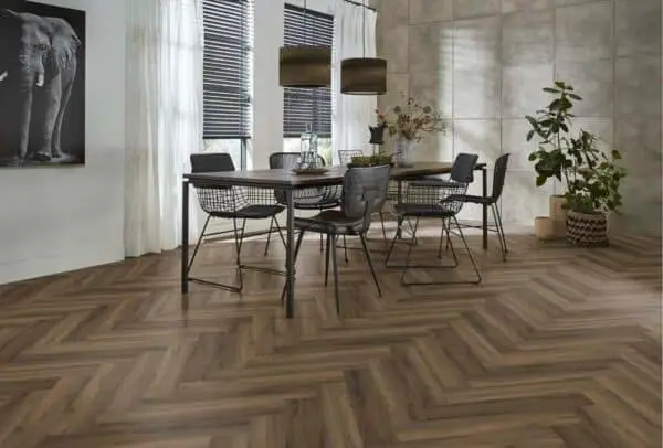 FLOORLIFE - YUP HERRINGBONE - WARM BROWN - Afbeelding 10