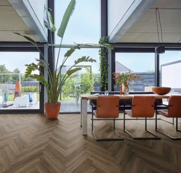FLOORLIFE - YUP HERRINGBONE - WARM BROWN - Afbeelding 9