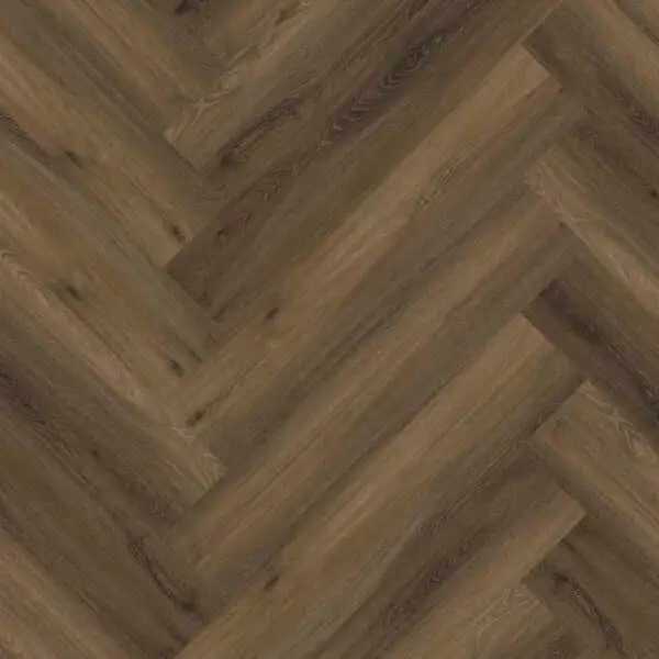 FLOORLIFE - YUP HERRINGBONE - WARM BROWN