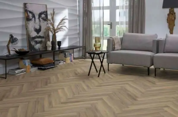 FLOORLIFE - YUP HERRINGBONE - LIGHT BROWN - Afbeelding 8